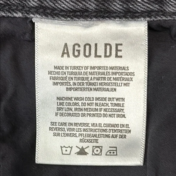 Agolde Parker Vintage Cut‎ Off Distressed Jean Shorts - Picture 6 of 8